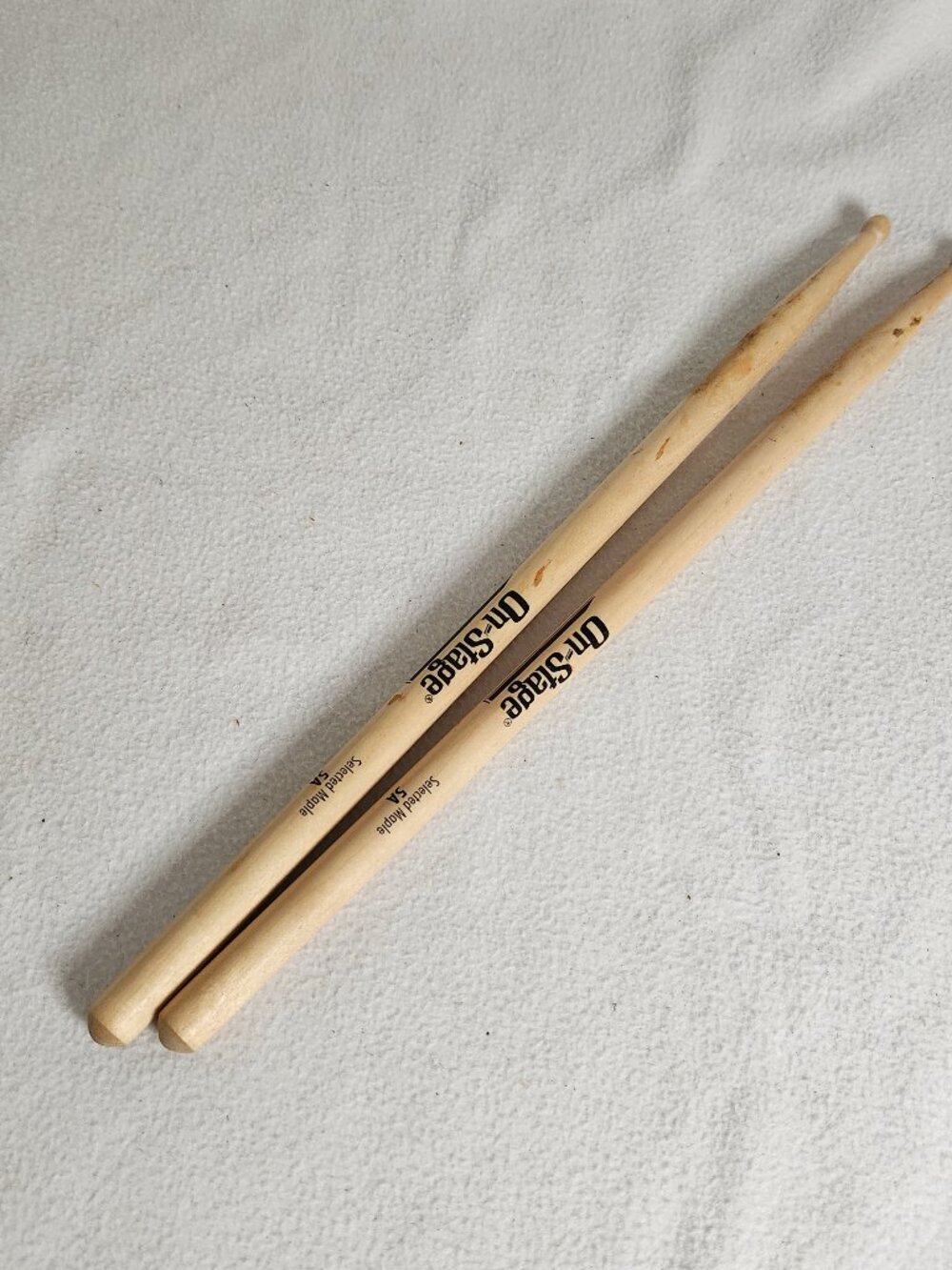 On-Stage 5A Drumsticks Wooden Pair